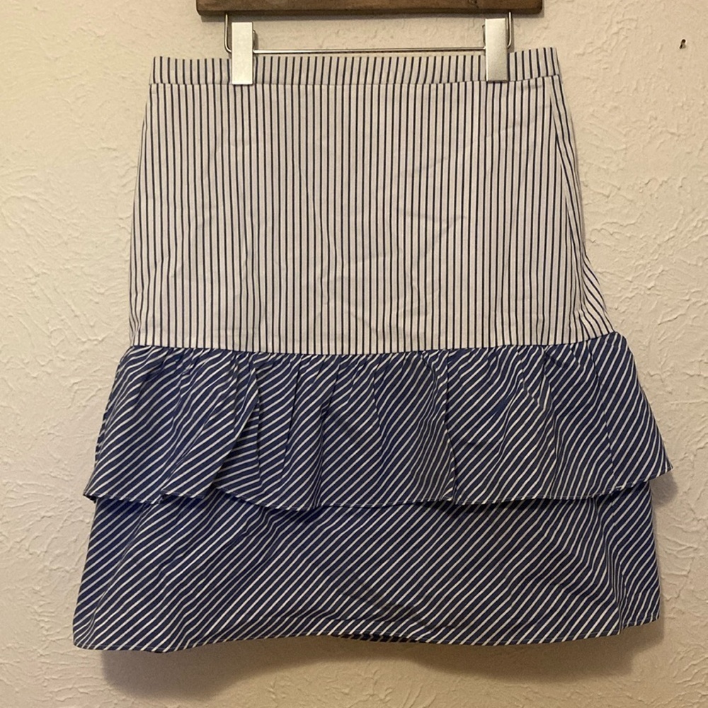 J. Crew Cotton Tiered Skirt